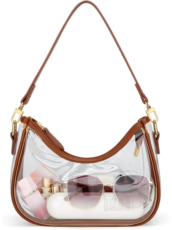 Handbags - Women's Bags Brown Cute Hobo Shoulder Handbags Retro Clutch Stylish Purse